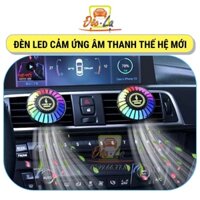 Đèn Led Cảm Ứng Âm Thanh Thế Hệ Mới Light Of Music, Kèm Sáp Thơm Gắn Cửa Gió Xe Ô Tô