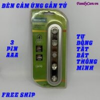 Đèn LED Cảm Ứng Gắn Tủ Bếp, Tủ Quần Áo [Hàng Chính Hãng] - Siêu Bền - Bảo Hành 12 Tháng