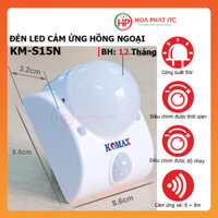 Đèn LED cảm ứng hồng ngoại Komax KM-S15N