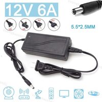 Đèn LED Camera Quan Sát Nguồn Điện AC 110V 240V DC 12V 6A Bộ Chuyển Đổi Sạc 5.5 * 2.5mm Jack VN5L