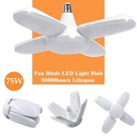 ĐÈN LED CÁNH QUẠT ĐA GÓC CHIỀU SIÊU SÁNG ĐÈN LED SIÊU SÁNG 75W HÌNH 4 CÁNH QUẠT - ĐUI E27