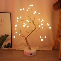 Đèn led cây đèn ngủ để bàn, đèn Led trang trí phòng ngủ hình cây decor đèn hoa anh đào đón Tết