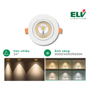 Đèn led chiếu điểm 10W ELV VL-C20190E