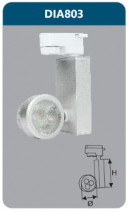 Đèn led chiếu điểm 3W Duhal DIA803