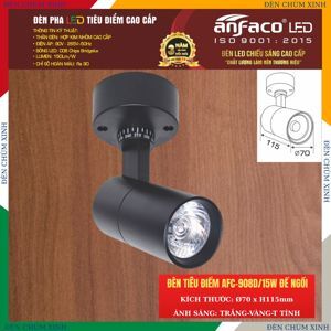Đèn led chiếu điểm Anfaco AFC 908D - 15W