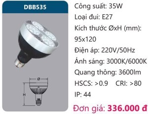 Đèn led chiếu điểm Duhal DBB535 35w
