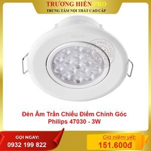 Đèn led chiếu điểm spotlight Philips 47030 3W