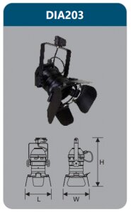 Đèn led chiếu điểm thanh ray DIA203