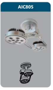 Đèn led chiếu điểm thanh ray2x12w AIC805