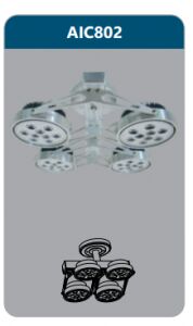 Đèn led chiếu điểm thanh ray4x9w AIC802