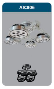 Đèn led chiếu điểm thanh ray4x12w AIC806