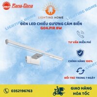 Đèn LED chiếu gương cảm biến chuyển động Rạng Đông 8W đèn tự động bật sáng khi phát hiện có người và tự tắt sau 180s