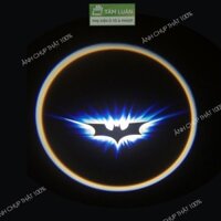 Đèn led chiếu hình 1 bộ, logo gắn cửa trang trí ô tô không dây, phụ kiện oto Tâm Luân - 259 Người dơi