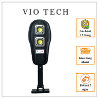 Đèn led chiếu sáng cao cấp lắp đặt sân, vườn, cổng NLMT cảm biến ánh sáng, chống nước IP65