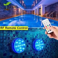 Đèn LED chìm SPDD, 13 đèn LED cập nhật sáng dưới nước, RGB nhiều màu với đèn hồ bơi IP68 từ xa Ao / Bể bơi / Bể cá