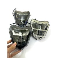 Đèn Led chính hãng 2 tầng xe điện xmen đen khói( DC 12v lắp cho mặt nạ led)