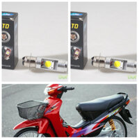 Đèn led cho xe đời cũ 2 bóng (wave, jupiter MX , future 1 )siêu sáng - bộ 2 bóng