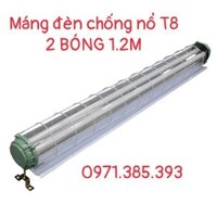 Đèn led chống cháy nổ đôi 1.2m- Máng đèn chống nổ - Máng đèn led