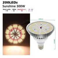 Đèn Led chống nước trồng cây trong nhà Terino D38FS (300W, Sunlight) - Hàng chính hãng