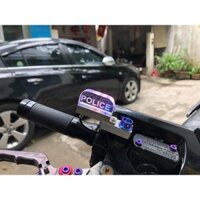 Đèn led chữ TAXI - GRAB - POLICE gắn chân kiếng