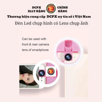 Đèn led chụp hình Selfie Ring Light có Lens chụp ảnh