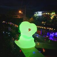 Đèn led chuyển màu silicon hình khủng long