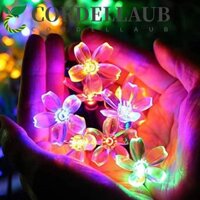 Đèn LED cổ tích CORDELLAUB, Đèn dây hoa anh đào sạc USB 10m, Đèn hoa chống nước dự tiệc Điều khiển từ xa Đèn dây trang trí sân vườn tại nhà Trang trí bãi cỏ
