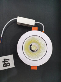 Đèn Led Cob Down Lamp Âm trần màu trắng 12W