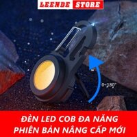 Đèn LED COB Mini cực sáng có nam châm tự hít kim loại pin 500mAh đèn treo móc khóa báo hiệu khẩn cấp - 1 chiếc nâng cấp