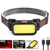 Đèn LED COB Mini Đeo Đầu Chống Thấm Nước Kèm Sạc USB Tiện Dụng Cho Câu Cá / Cắm Trại