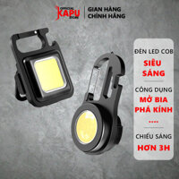 Đèn LED COB Mini KAPU cực sáng có nam châm tự hít kim loại 500mAh đèn treo móc khóa báo hiệu khẩn cấp