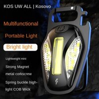 Đèn Led Cob Mini USB Khẩn Cấp Di Động Đa Năng Có Móc Khóa Tiện Dụng