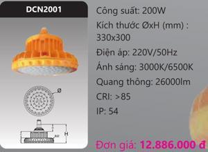 Đèn led công nghiệp chống nổ Duhal DCN2001 - 200W