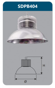 Đèn LED công nghiệp Duhal SDPB404 - 150W