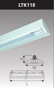 Đèn led công nghiệp sơn tĩnh điện1x20w LTK118