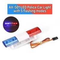 Đèn LED đa chức năng AX-501 kiểu đèn xe công an cho 1/10 1/8 TAMIYA