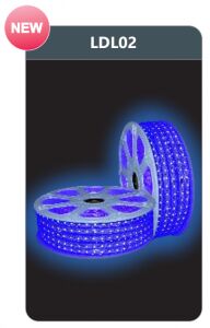 Đèn led dây cao áp ánh sáng xanh lam LDL02
