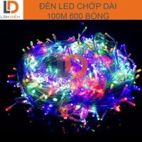 Đèn led dây cuộn 100m nhấp nháy nhiều chế độ sáng
