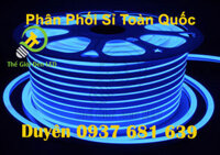 Đèn Led Dây Neon 220V 2 Mặt Màu Xanh Dương