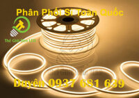 Đèn Led Dây Neon 220V 2 Mặt Màu Vàng