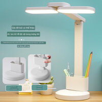 Đèn LED Để Bàn Có Thể Sạc Lại Bằng Cổng USB Kèm Giá Đỡ Bút Tiện Dụng