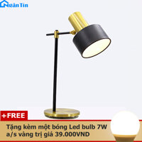 Đèn Led để bàn làm việc phòng ngủ cao cấp DB50219 Ngân Tin (Tặng kèm một bóng Led Bulb 7W chất lượng)