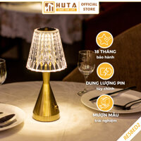 Đèn Led Để Bàn Quầy Bar HUTA RESBED2 Cảm Ứng Pin Sạc Điều Chỉnh Ánh Sáng Trang Trí Nhà Hàng Sự Kiện