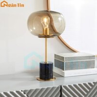 Đèn Led để bàn thuỷ tinh phòng khách phòng ngủ cao cấp 220V DB602 Ngân Tin