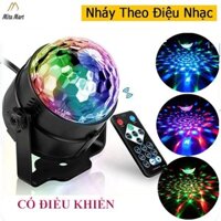 Đèn LED Disco 7 màu có cảm biến, có thể nhấp nháy với âm nhạc, xoay 360 độ, phát ra đèn cực kỳ sắc nét, được sử dụng để trang trí sân khấu Đèn bay, mang lại thú vị để dự tiệc vui vẻ với bạn bè