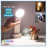 Đèn LED đọc sách sạc pin tích điện 2000mAh SL-918 để bàn  hoặc treo tường với 3 chế độ sáng