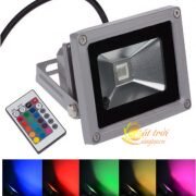 Đèn Led đổi màu có điều khiển từ xa RGB 10W chiếu pha