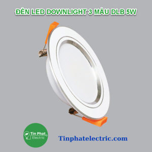 Đèn LED Downlight 3 Màu DLB 5W