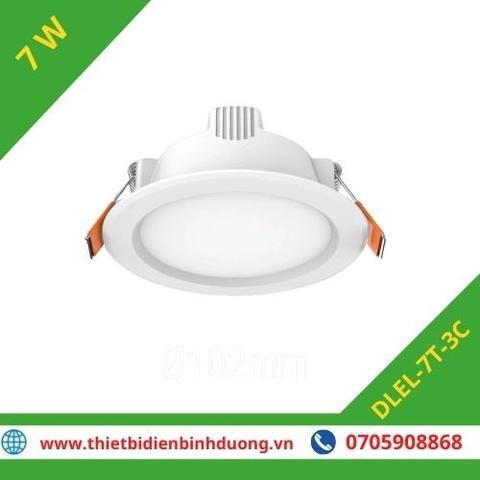 Đèn LED Downlight 3 Màu DLE 7W