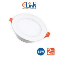 Đèn LED Downlight Âm Ø130 - 12W Trắng - Sơn Tĩnh Điện - EDA130-12-T/V